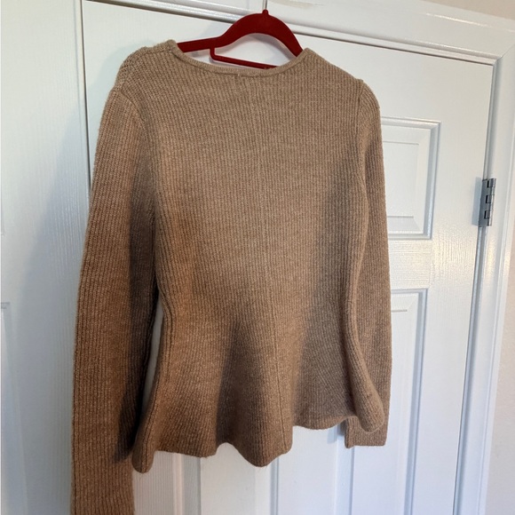 H&M Tan Ribbed Button-Front Sweater Cardigan - Picture 4 of 4